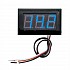 0.56" LED 2 Wires Digital Voltmeter Tester for AC 70-500V - Blue