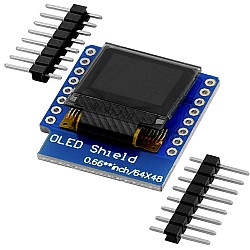 0.66 Inch OLED Display Module IIC/I2C Interface For D1 Mini