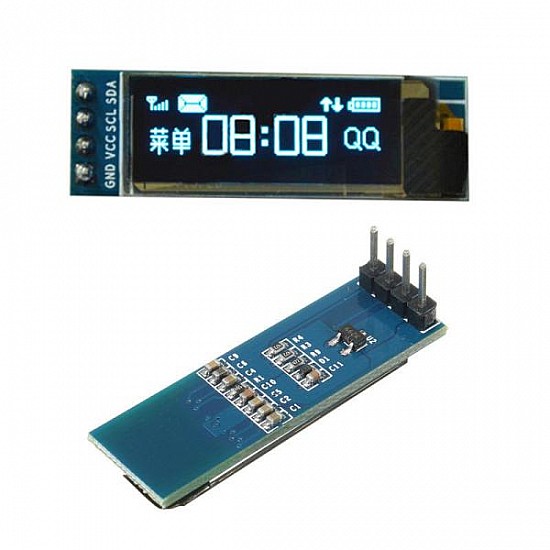 0.91 Inch 128×32 OLED Display Module with I2C/IIC Serial Interface