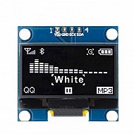 1.3 Inch I2C/IIC WHITE OLED Display Module 4pin - Flyrobo.in