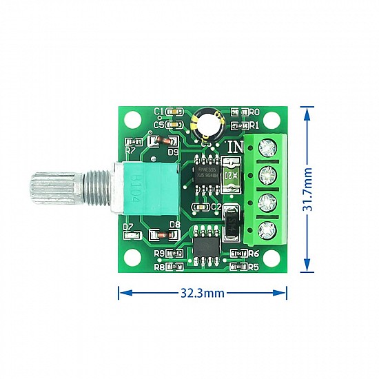 1.8-12V 2A DC Motor PWM Speed Regulator