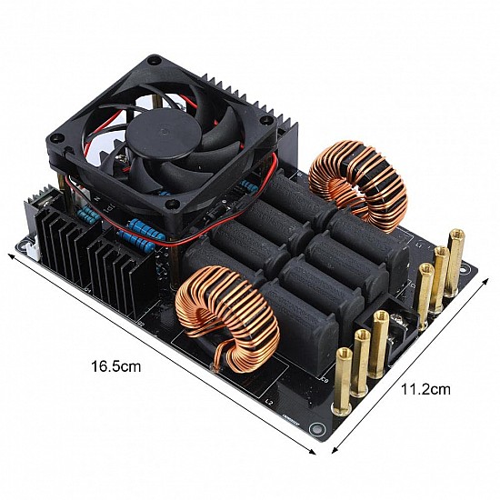 1000W 50A DC 12-40V ZVS High Frequency Induction Heater