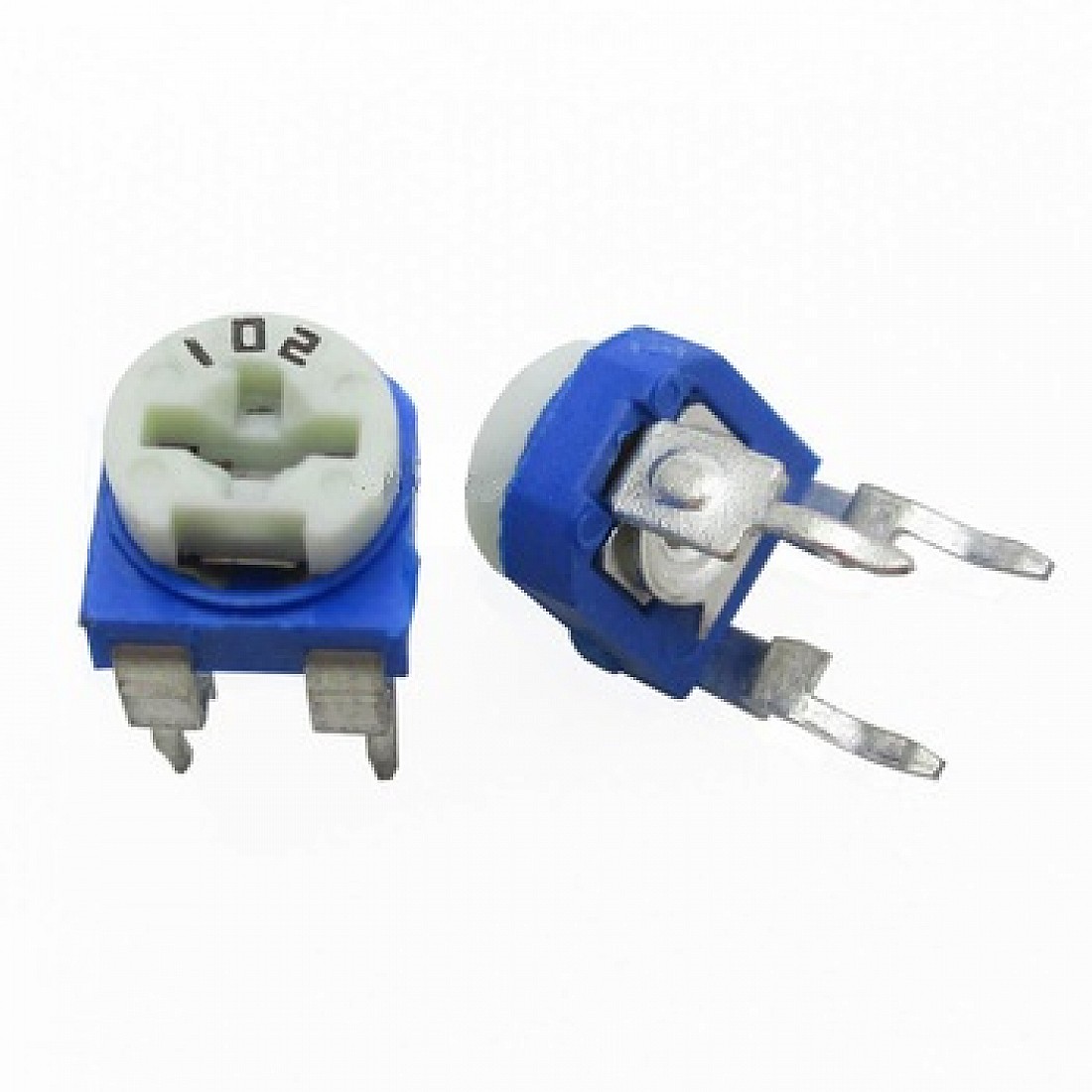 10 Pezzi Trimmer Potenziometro 20K OHM 3006P – Regolabile Per Circuiti Elettronici