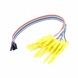 10CH Quality Test Hook Clip Logic Analyzer Test Folder Doupont cable