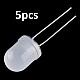 10mm White LED - 5 pcs - Electronic Components 10mm White LED - 5 pcs - LED (Light-emitting Diode) - Electronic Components