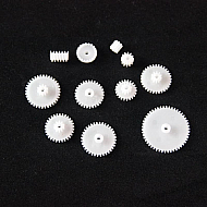 11 Types of Assorted Plastic Gears Kit