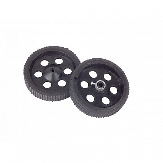 Robot Wheel 11 x 2 cm For Motors Robot Spare Parts