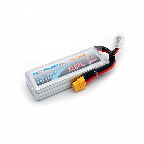 11.1V 2200mAh 35C 3S1P Bonka Lipo Battery - Bonka High-Capacity Lipo Battery 11.1V 2200mAh 35C 3S1P Bonka Lipo Battery - Bonka High-Capacity Lipo Battery