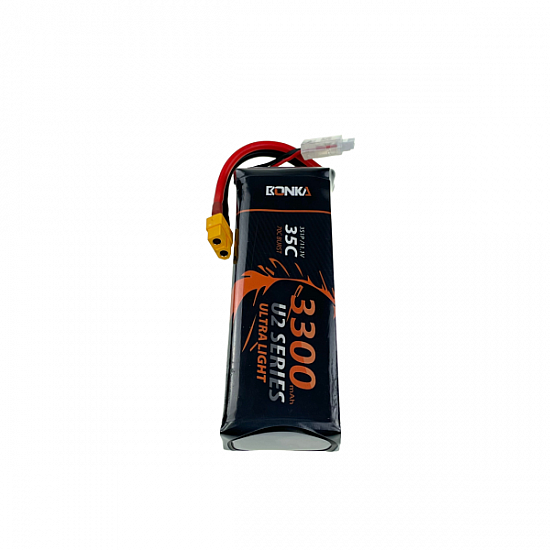 11.1v 3300mAh 35C 3S1P Bonka Lipo Battery - High Quality