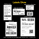 110mm 4X6 inch Best Shipping Label Printer Thermal Line Dot Barcode Label Thermal Printer for Warehouse