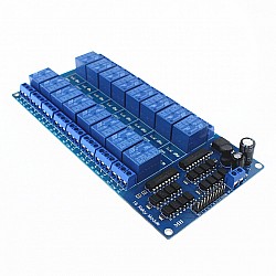 12V 16 Channel Relay Module with Light Coupling LM2576 Power Supply