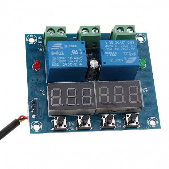 12V DC XH-M452 Temperature and Humidity Controller Module