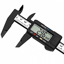 150mm/6Inch LCD Digital Electronic Carbon Fiber Vernier Caliper Gauge Micrometer