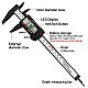 150mm/6Inch LCD Digital Electronic Carbon Fiber Vernier Caliper Gauge Micrometer