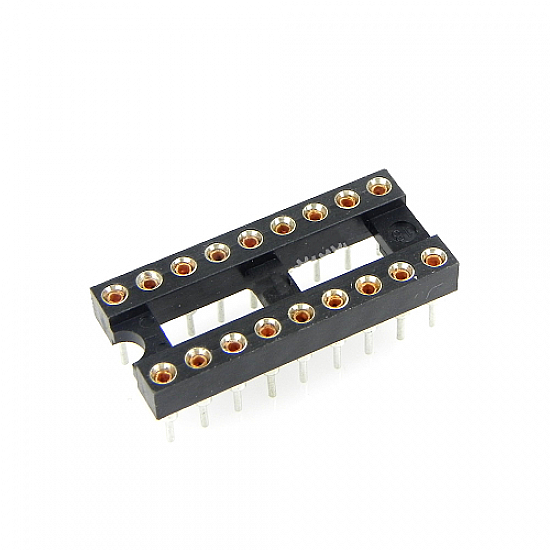 18 Pin Machine tooled IC Socket (Round IC Base) 18 Pin Machine tooled IC Socket (Round IC Base)
