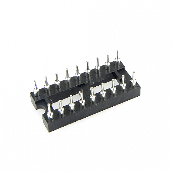 18 Pin Machine tooled IC Socket (Round IC Base) 18 Pin Machine tooled IC Socket (Round IC Base)