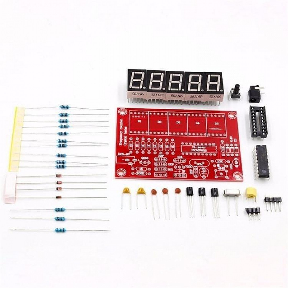 1Hz50MHz Crystal Oscillator Frequency Counter Meter DIY Kit