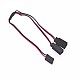 1JR Male To 2 Futaba Female Y Type Servo Extension Wire - 30cm