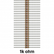 50 piece of 1K ohm Resistor