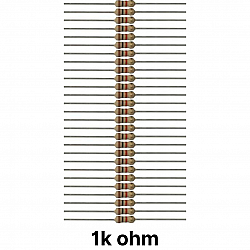 50 piece of 1K ohm Resistor