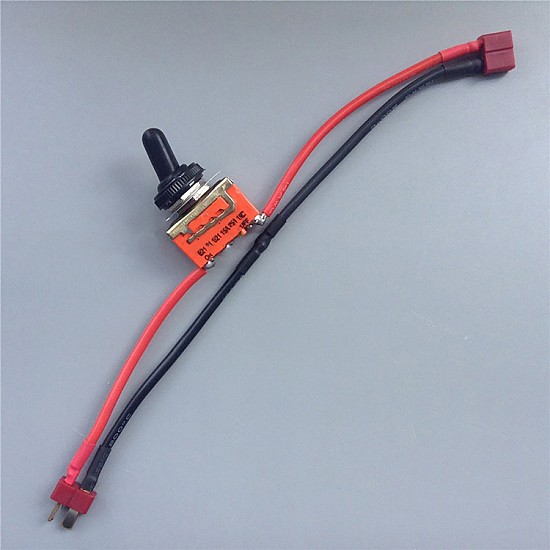 2 Gear 15A 250V Rocker Switch On-Off Switch for RC Boat with T Plug 2 Gear 15A 250V Rocker Switch On-Off Switch for RC Boat with T Plug