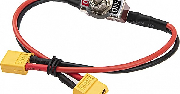 2 Gear 15A 250V Rocker Switch On-Off Switch for RC Boat with XT60