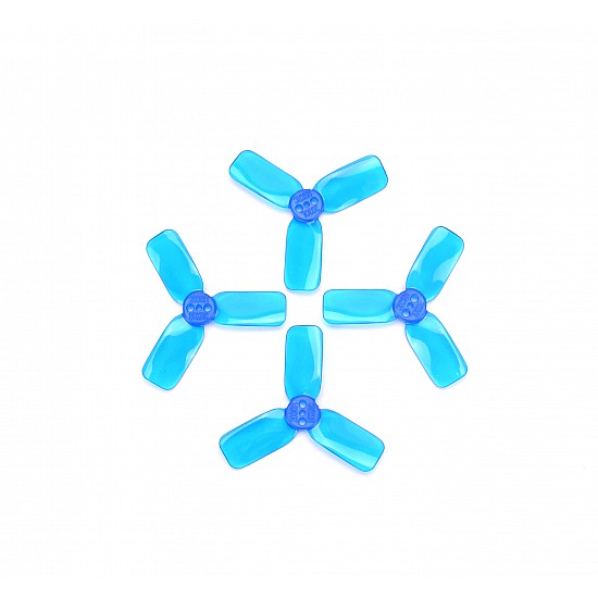 2 Pairs 2030 3 Blades 2 Inch Clear Propeller CW&CCW Blue
