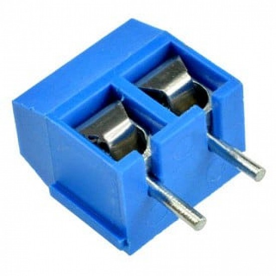 2 Pin 5.08mm Pitch Pluggable Screw Terminal Block Connector - Blue