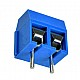 2 Pin 5.08mm Pitch Pluggable Screw Terminal Block Connector - Blue