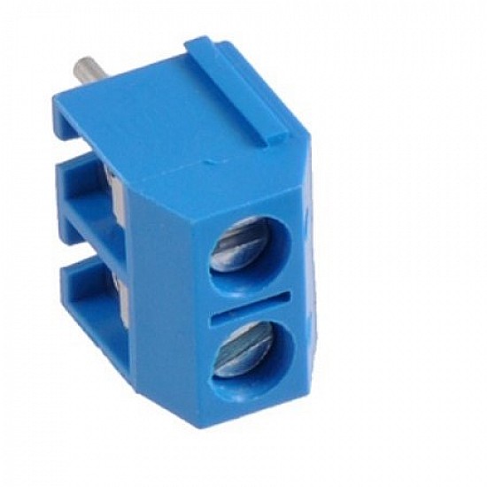 2 Pin 5.08mm Pitch Pluggable Screw Terminal Block Connector - Blue