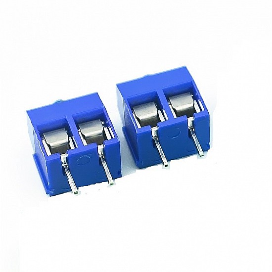 2 Pin 5.08mm Pitch Pluggable Screw Terminal Block Connector - Blue