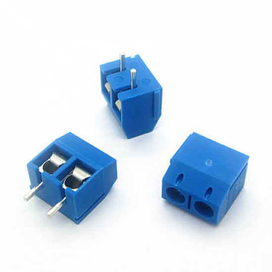 2 Pin 5.08mm Pitch Pluggable Screw Terminal Block Connector - Blue