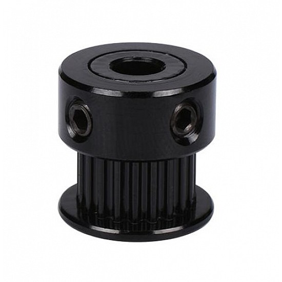 20 Teeth 5mm Bore GT2 Black Timing Pulley for 6mm Belt