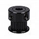 20 Teeth 5mm Bore GT2 Black Timing Pulley for 6mm Belt