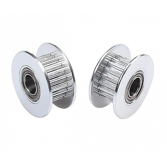 20 Tooth 5mm Bore GT2 Timing Idler Aluminum Pulley For 6mm Belt