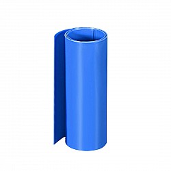 200mm 1-Meter PVC Heat Shrink Sleeve Blue for Lithium Cell Pack