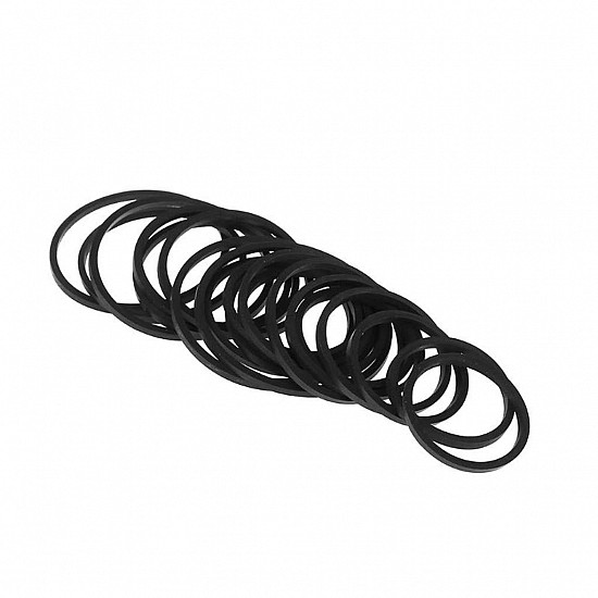 20pcs 2*40mm Round Rubber Transmission Belt