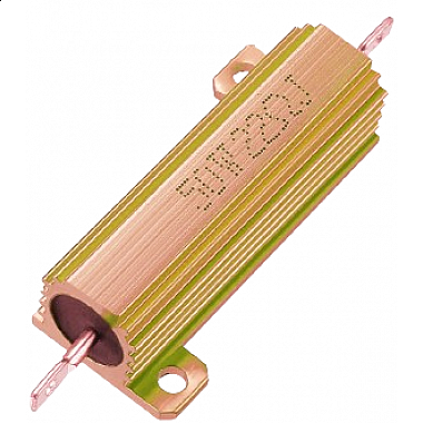 4-Pack 100 Ohm 50W Aluminum Housed Wirewound Resistors - US Stock, Heavy Duty Metal Case