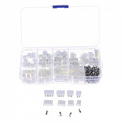 230pcs XH 2.54 2P 3P 4P 5Pin 2.54mm Pitch Terminal Kit Housing Pin Header JST Connector