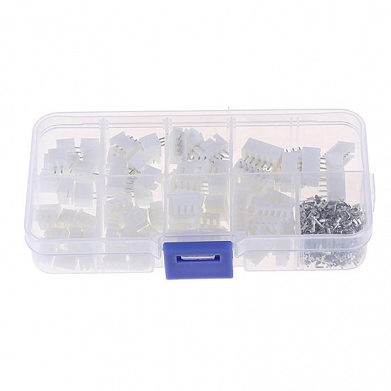 230pcs XH 2.54 2P 3P 4P 5Pin 2.54mm Pitch Terminal Kit Housing Pin Header JST Connector