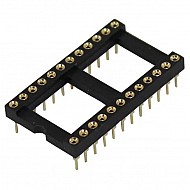 28 Pin Wide Machine tooled IC Socket (Round IC Base)