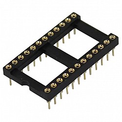 28 Pin Wide Machine tooled IC Socket (Round IC Base)