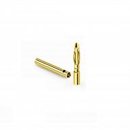 2mm Gold Plated Banana Bullet Connector