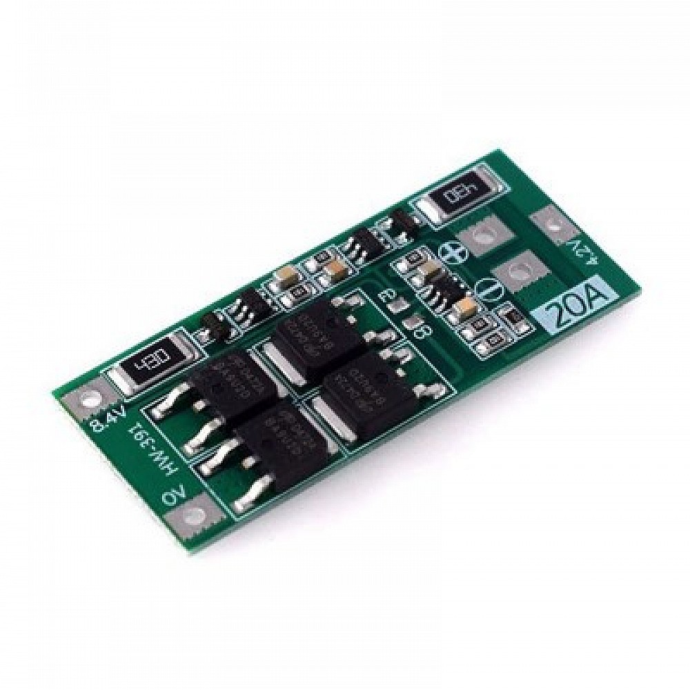 2S 7.4V 8.4V 20A 18650 Lithium Battery Protection Board with Balanced ...