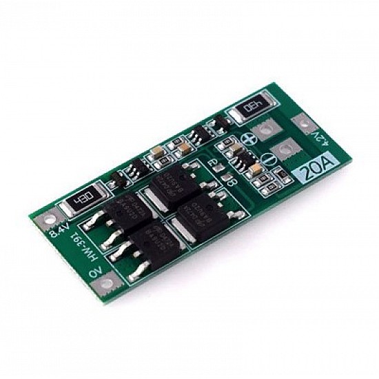 2S 7.4V 8.4V 20A 18650 Lithium Battery Protection Board with Balanced Version