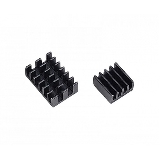 3 in 1 Black Aluminum Heatsink for Raspberry Pi 3/4