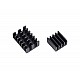 3 in 1 Black Aluminum Heatsink for Raspberry Pi 3/4 3 in 1 Black Aluminum Heatsink for Raspberry Pi 3/4