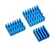 3 in 1 Blue Aluminum Heatsink for Raspberry Pi 3/4