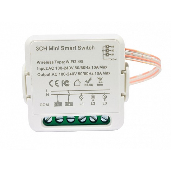 Tuya Mini 16A 1-Channel WiFi Smart Switch