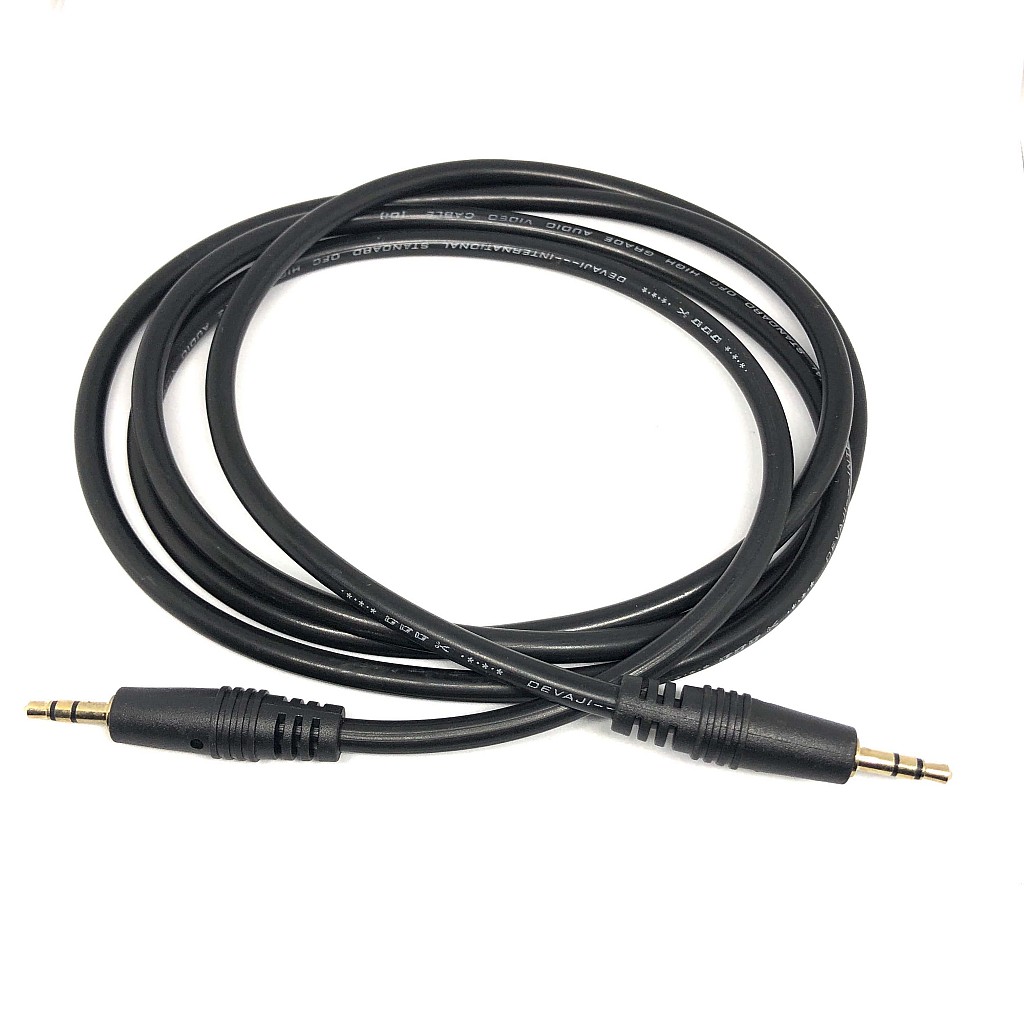 Audio cable with a 3.5mm male-male jack